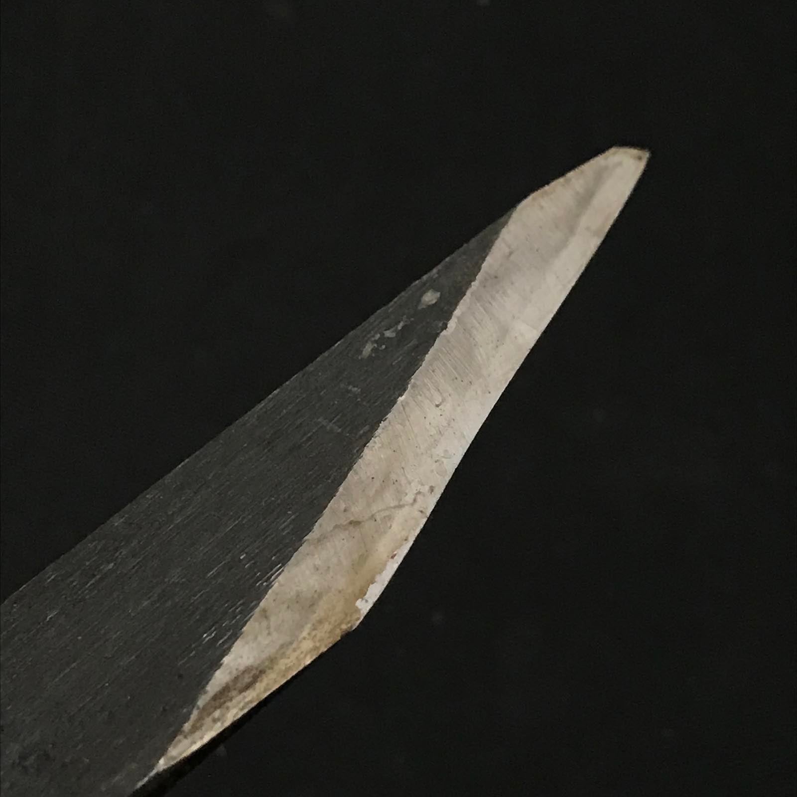 Old stock Onigami Kiridashi Kokatana with white steel Right 掘出し物 鬼神 横手小刀 右 21mm