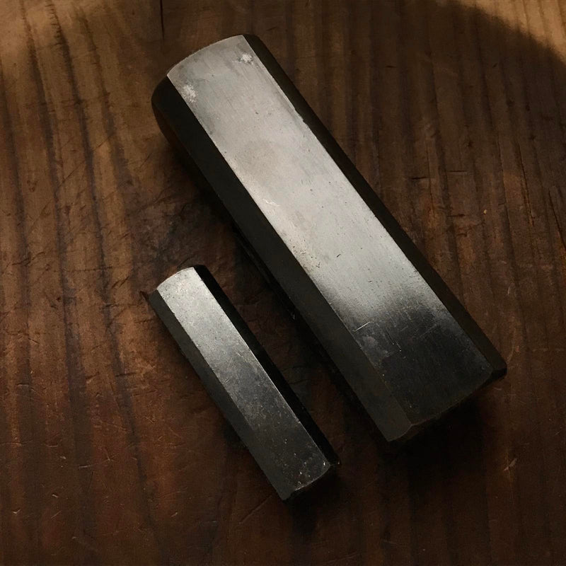 Old stock for beginner Marumasu Octagon Hammers Blacksmith finish  掘出し物 丸增 八角玄翁 黒仕上