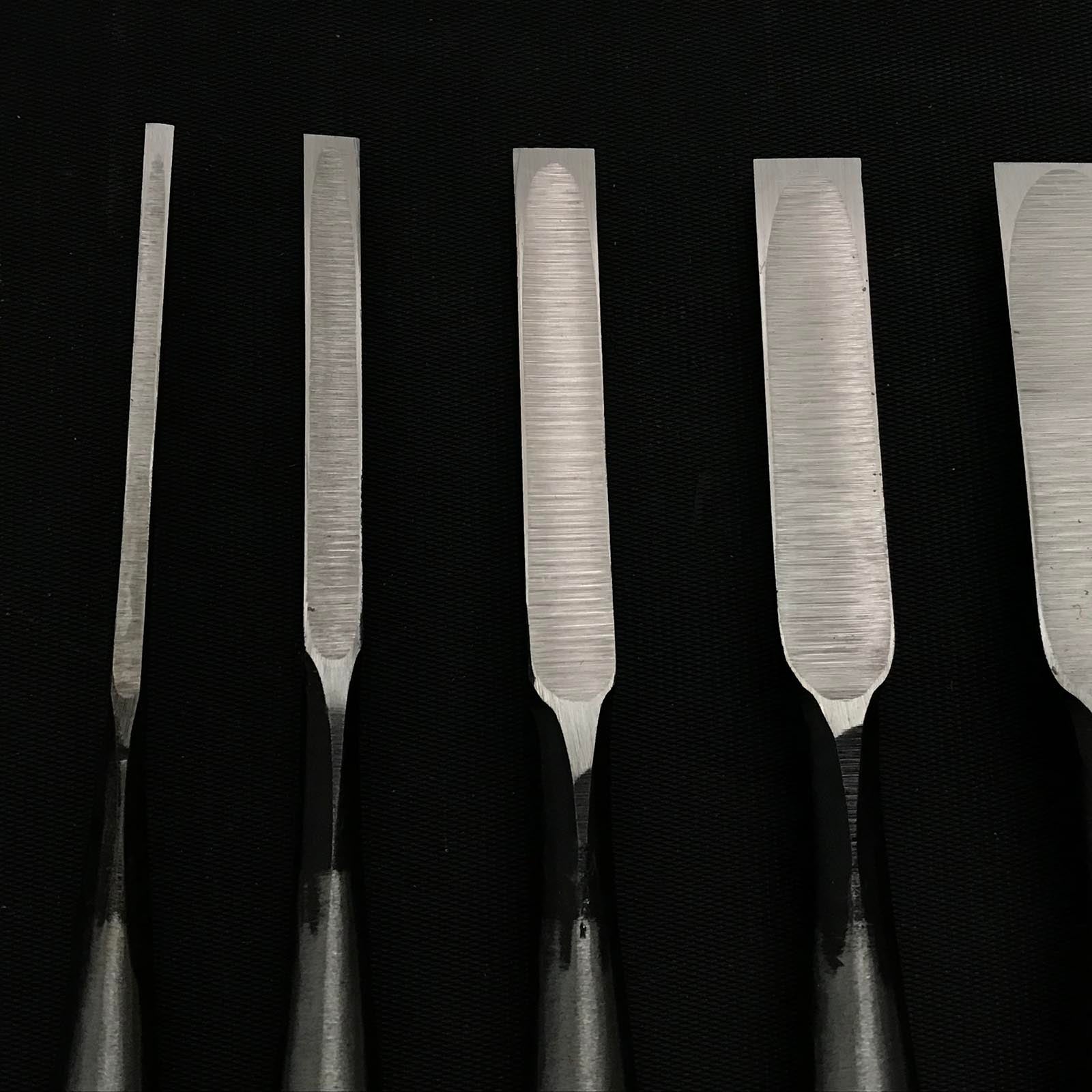 旧蔵利久 卓上ノミセット 掘り出し物 利久 追入10本組鑿 おいれのみ