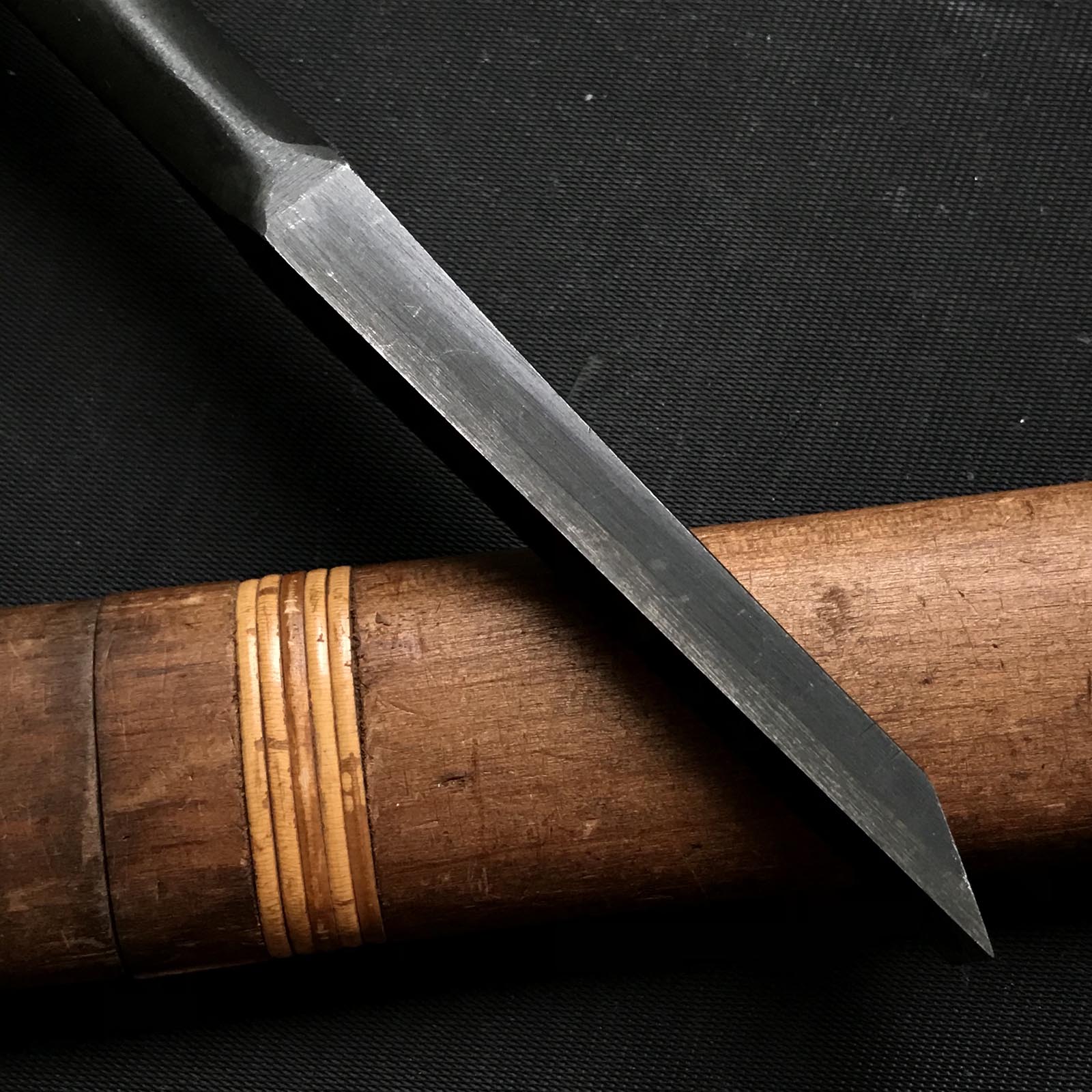 Old stock Koshitaka Timber chisels with White steel 掘出し物 越孝 叩鑿 12mm Tatakinomi