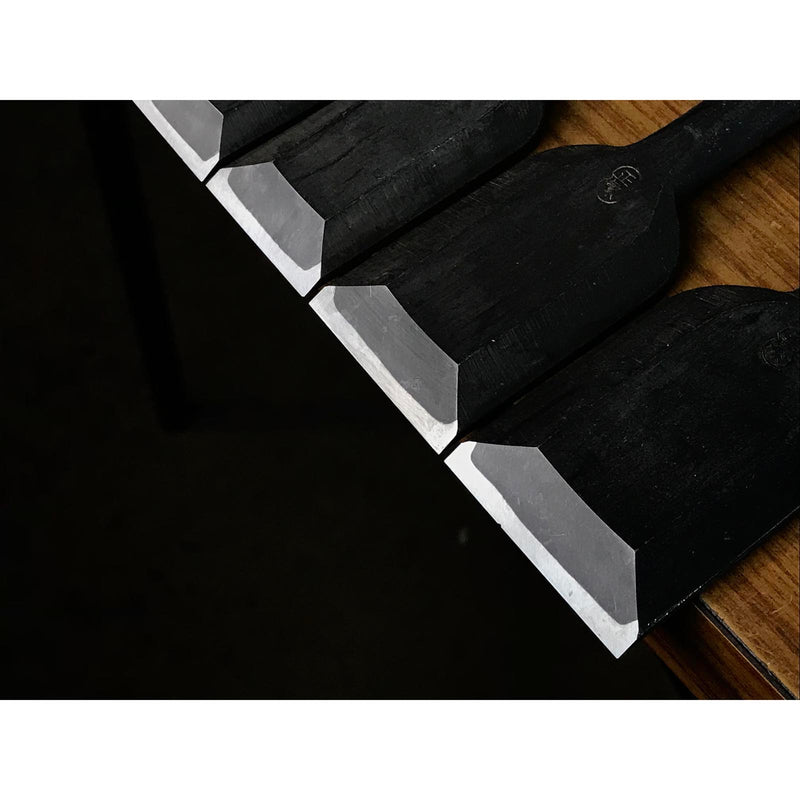 Old stock Masashige Bench chisels set by Masataka Miyawaki  掘出し物 宮脇正孝氏 正繁 追入組鑿 Oirenomi