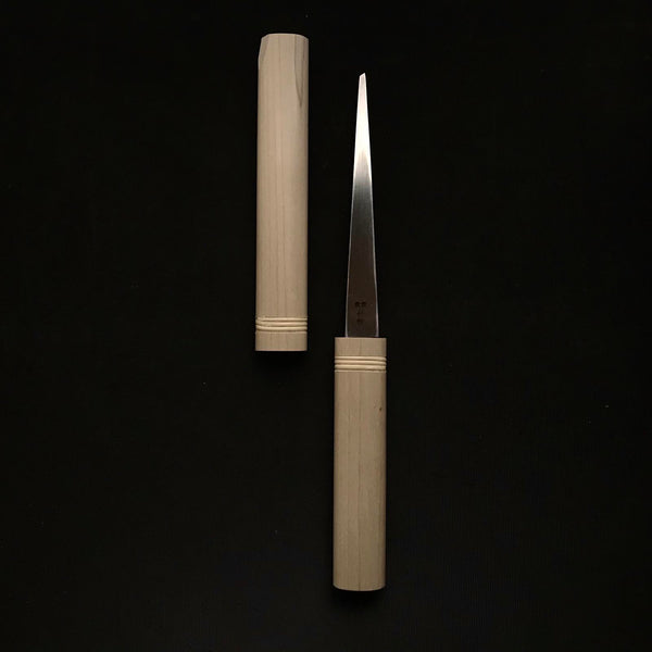 Kouetsu Left hand Kuri Kokatana (Carving tools)  侊悦 青紙鋼 繰り小刀 左 130mm