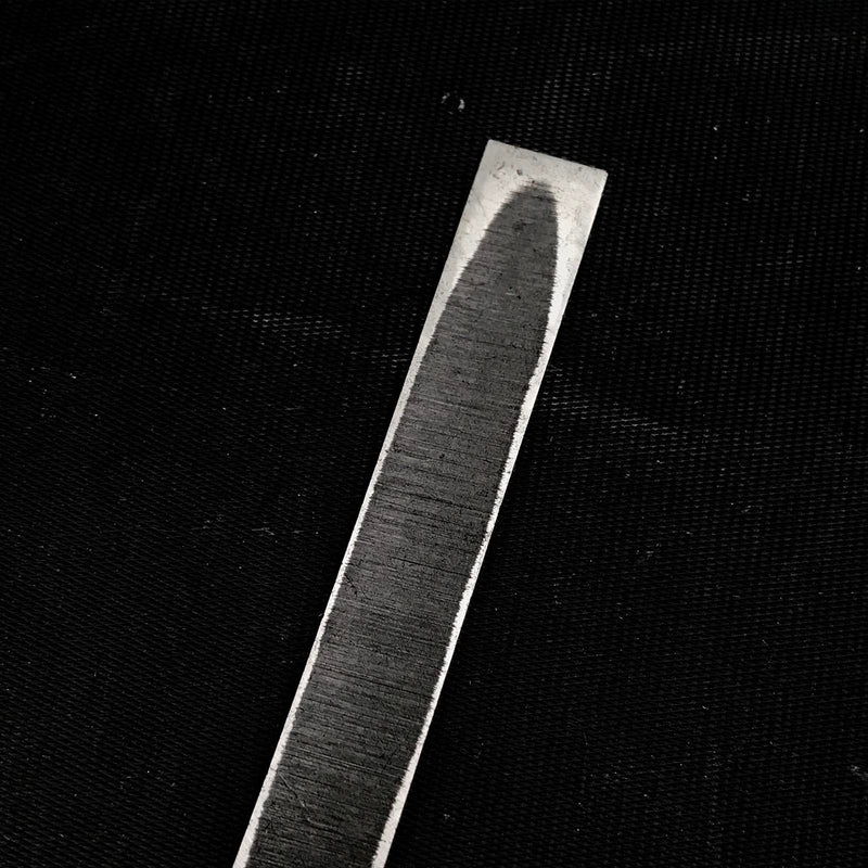 Old stock Yoshihiro Dovetail Paring chisels (Usunomi) with white steel 掘出し物 悦弘 鎬薄鑿 12mm