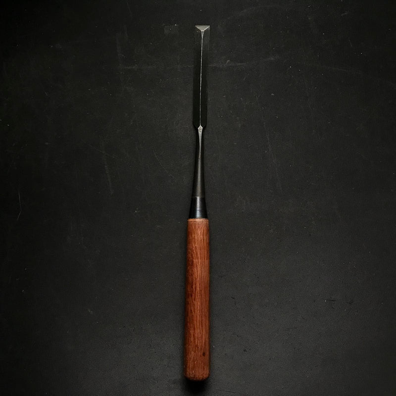 Old stock Yoshihiro Dovetail Paring chisels (Usunomi) with white steel 掘出し物 悦弘 鎬薄鑿 12mm