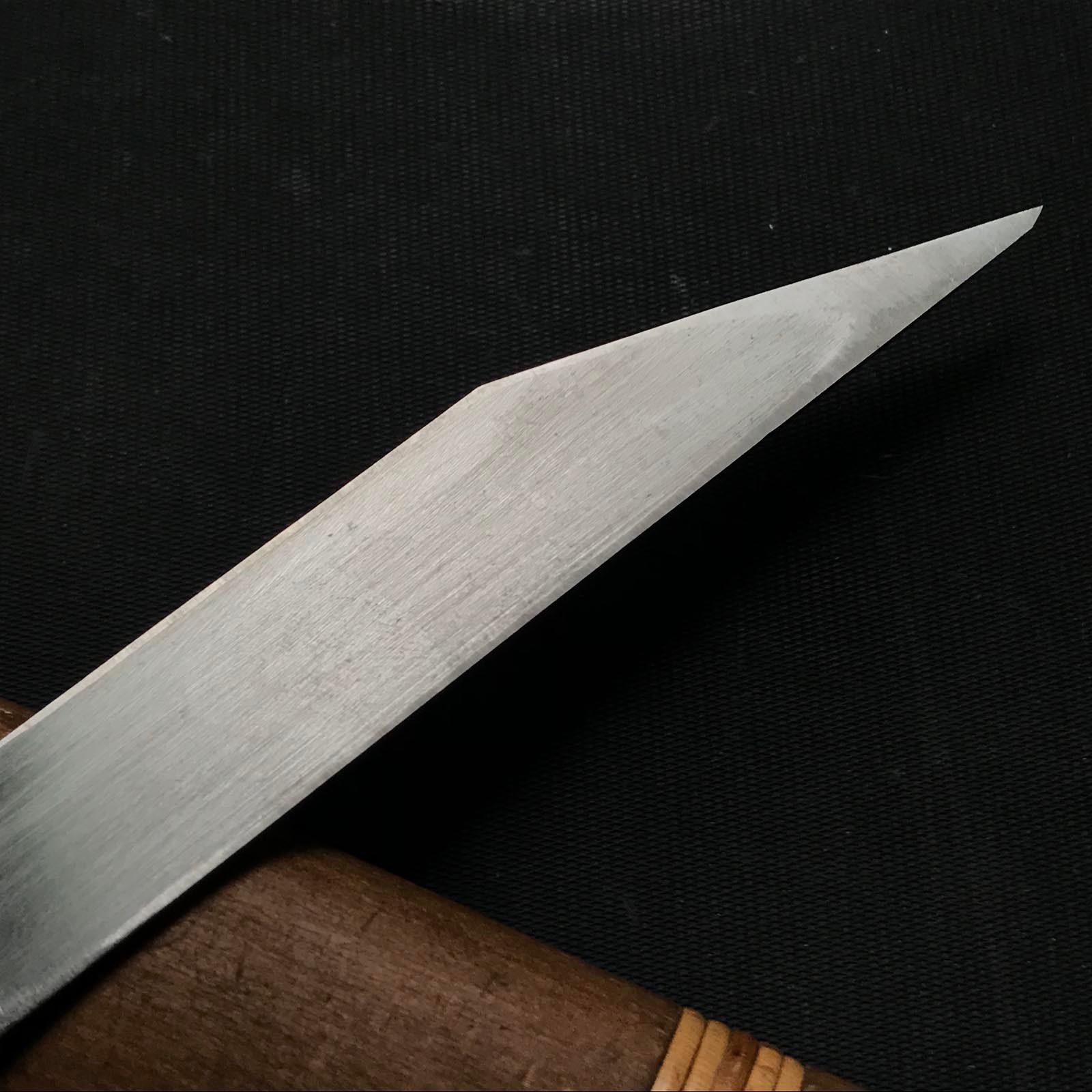 Old stock Toshiaki Kiridashi Kokatana Right hand 掘出し物 俊昭 切出し 右 18mm