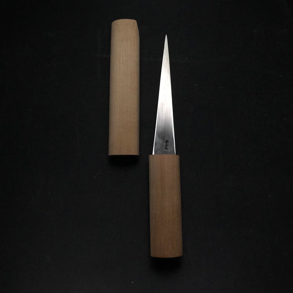 Old stock Genomaru Kuri Kokatana (Carving knife) Right hand 掘出し物 源音丸 繰小刀 右 130mm