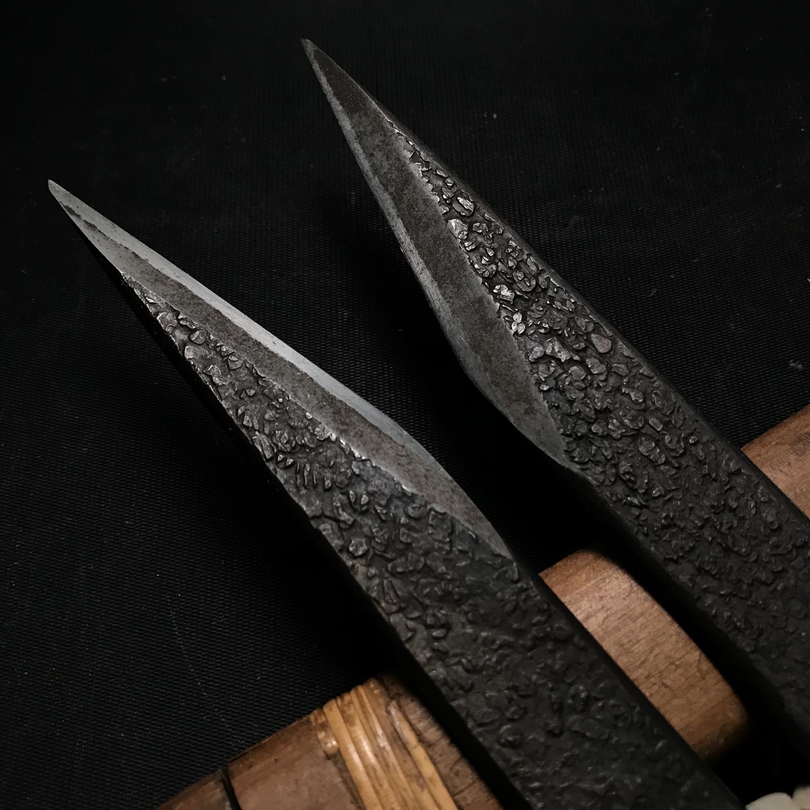 Old stock Kaneharu Kiridashi Kokatana set with white steel  掘出し物 包春 横手小刀セット 24mm