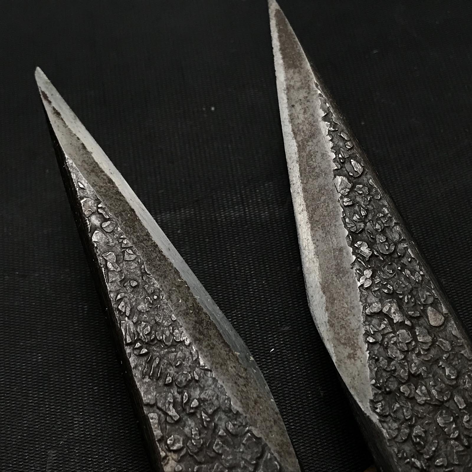 Old stock Kaneharu Kiridashi Kokatana set with white steel  掘出し物 包春 横手小刀セット 24mm