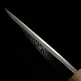 Old stock #2 Sakamitsu 1st generation Kuri Kokatana (Carving knife) with white steel  掘出し物 初代坂光作  繰小刀 右 130mm
