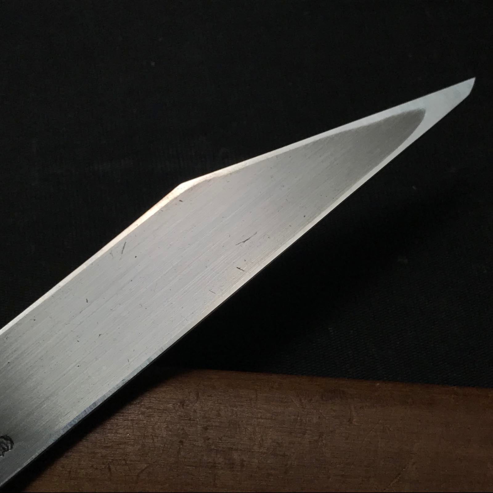 Old stock Sakamitsu 1st generation Kiridashi Kokatana with white steel  掘出し物 初代坂光作  厚手切出し小刀 右 24mm