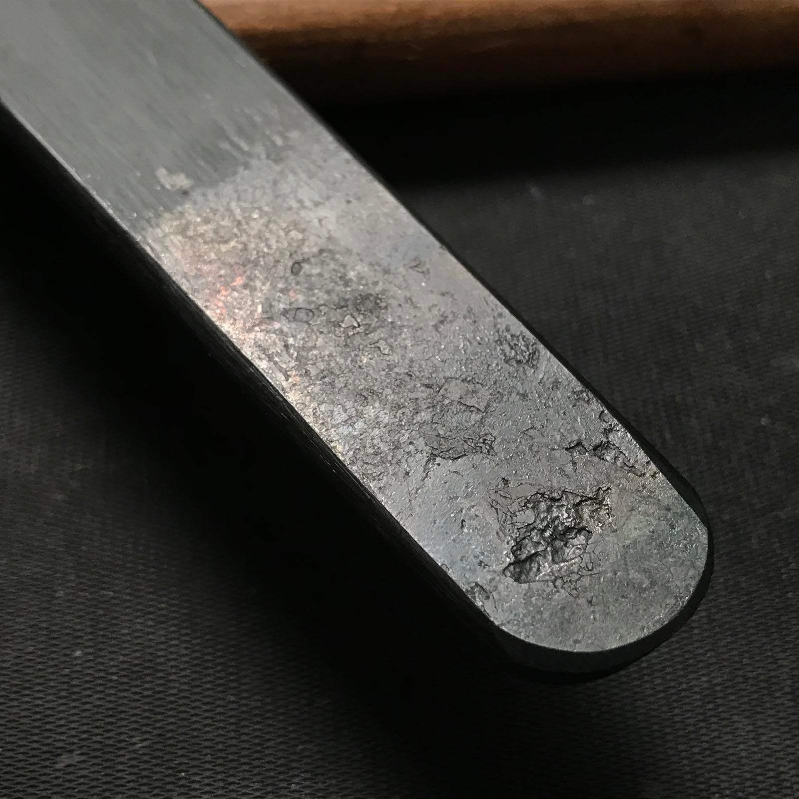 Old stock Sakamitsu 1st generation Kiridashi Kokatana with white steel  掘出し物 初代坂光作  厚手切出し小刀 右 24mm