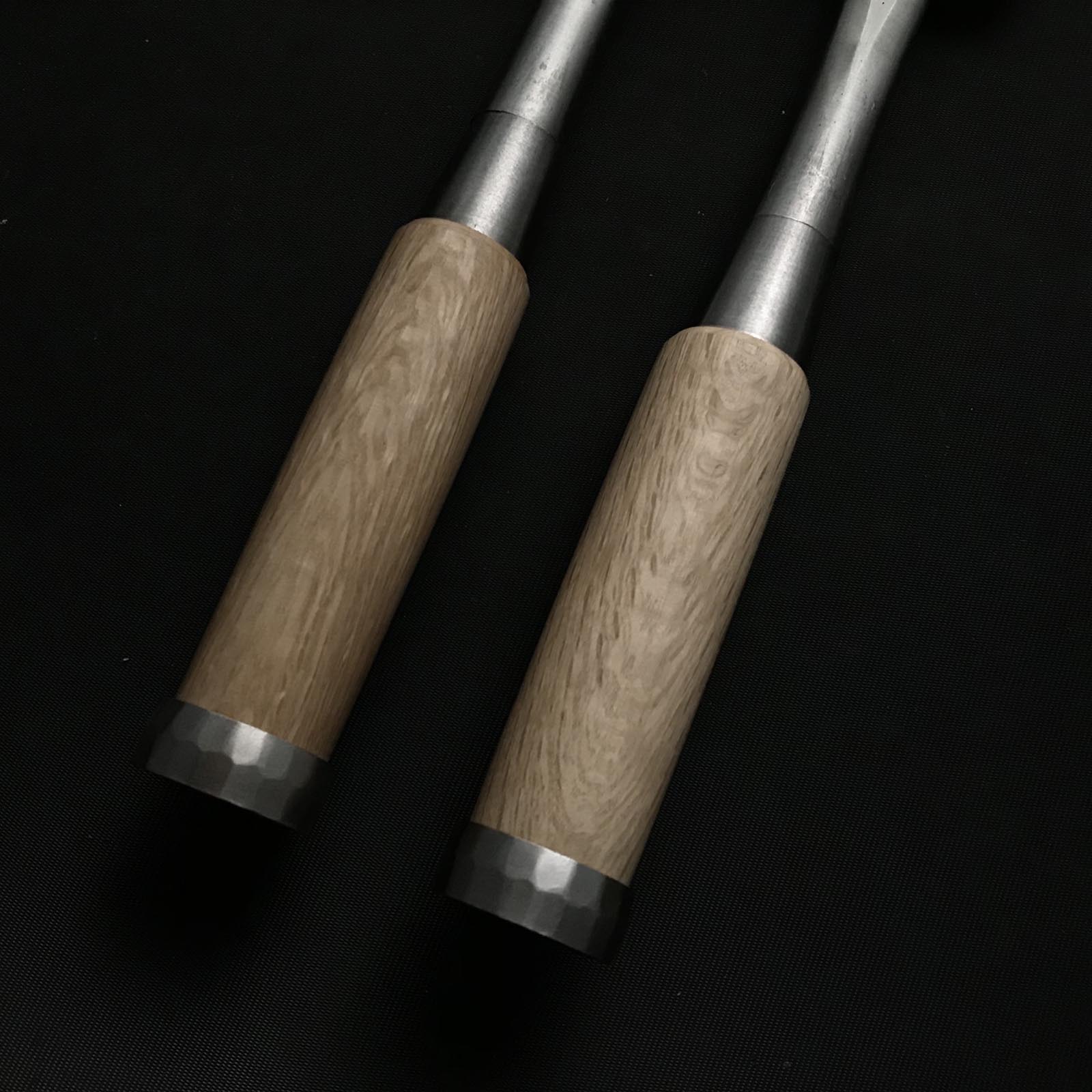 Old stock Hirotsugu Timber chisels 掘出し物 廣貢 叩鑿 60mm 54mm Tatakinomi