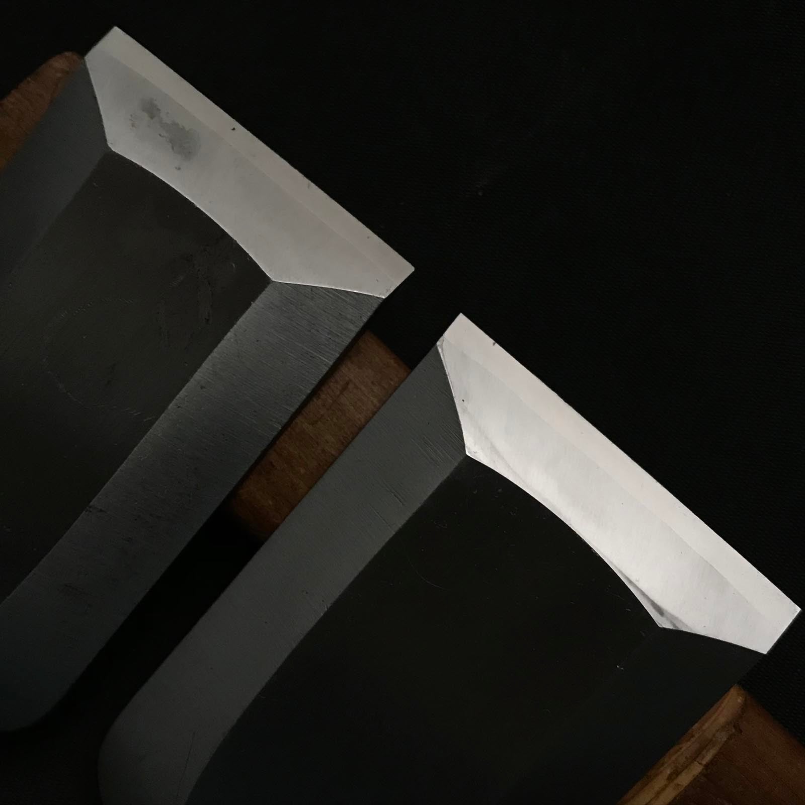 Old stock Hirotsugu Timber chisels 掘出し物 廣貢 叩鑿 60mm 54mm Tatakinomi