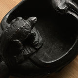 #1 Japanese Carpenter Ink Pot Traditional Measuring Tools Sumitsubo by Tsubo Tame  坪為作 墨壺 鶴亀  290mm