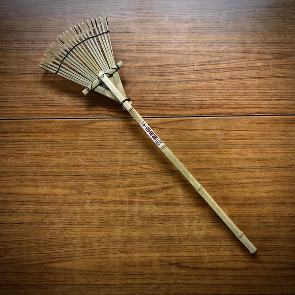 熊手 日本製 Fine Bamboo Bear Traditional Japanese hand made Leaf Rake