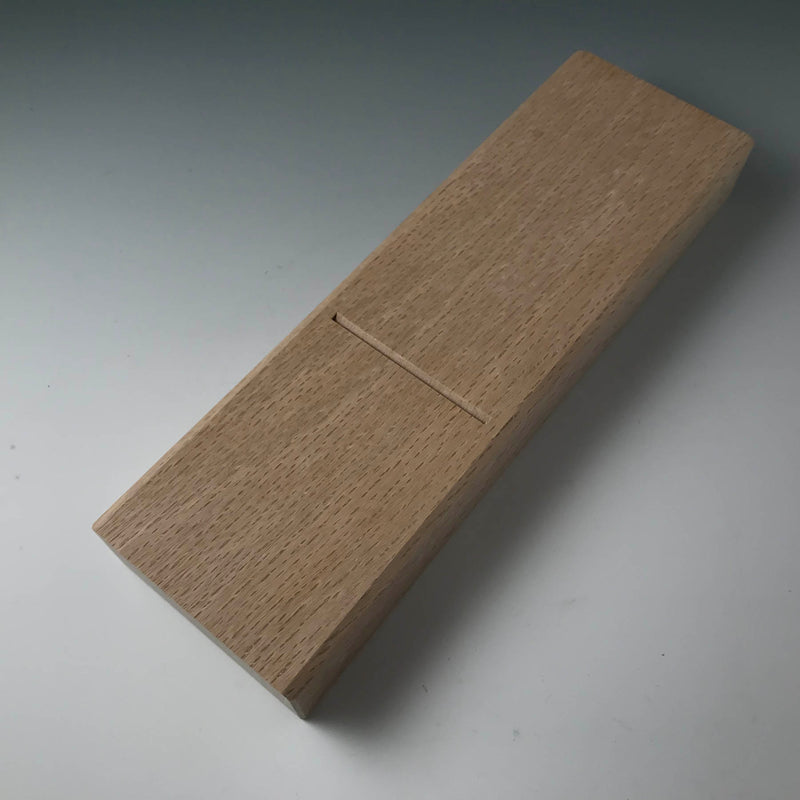 Plane wooden body (Kanna-Dai) JAPANESE White oak 鉋用堀台(包口) 寸六 寸八用
