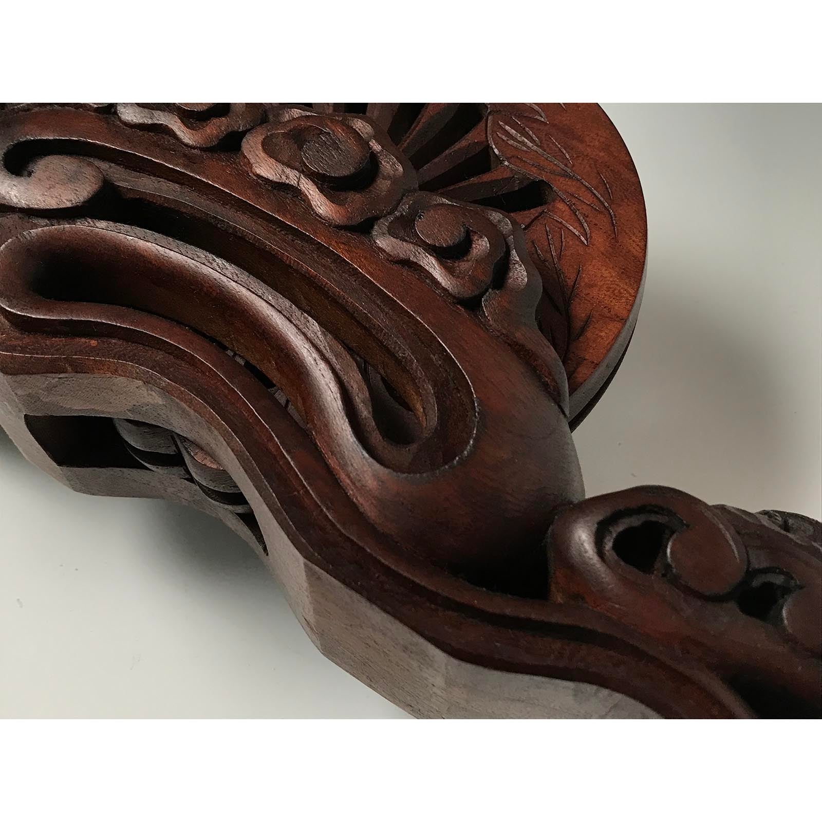 #ST40 Japanese Carpenter Ink Pot Traditional Measuring Tools Sumitsubo by Ichimonji Masakane 一文字正兼作 墨壺 欅 360mm