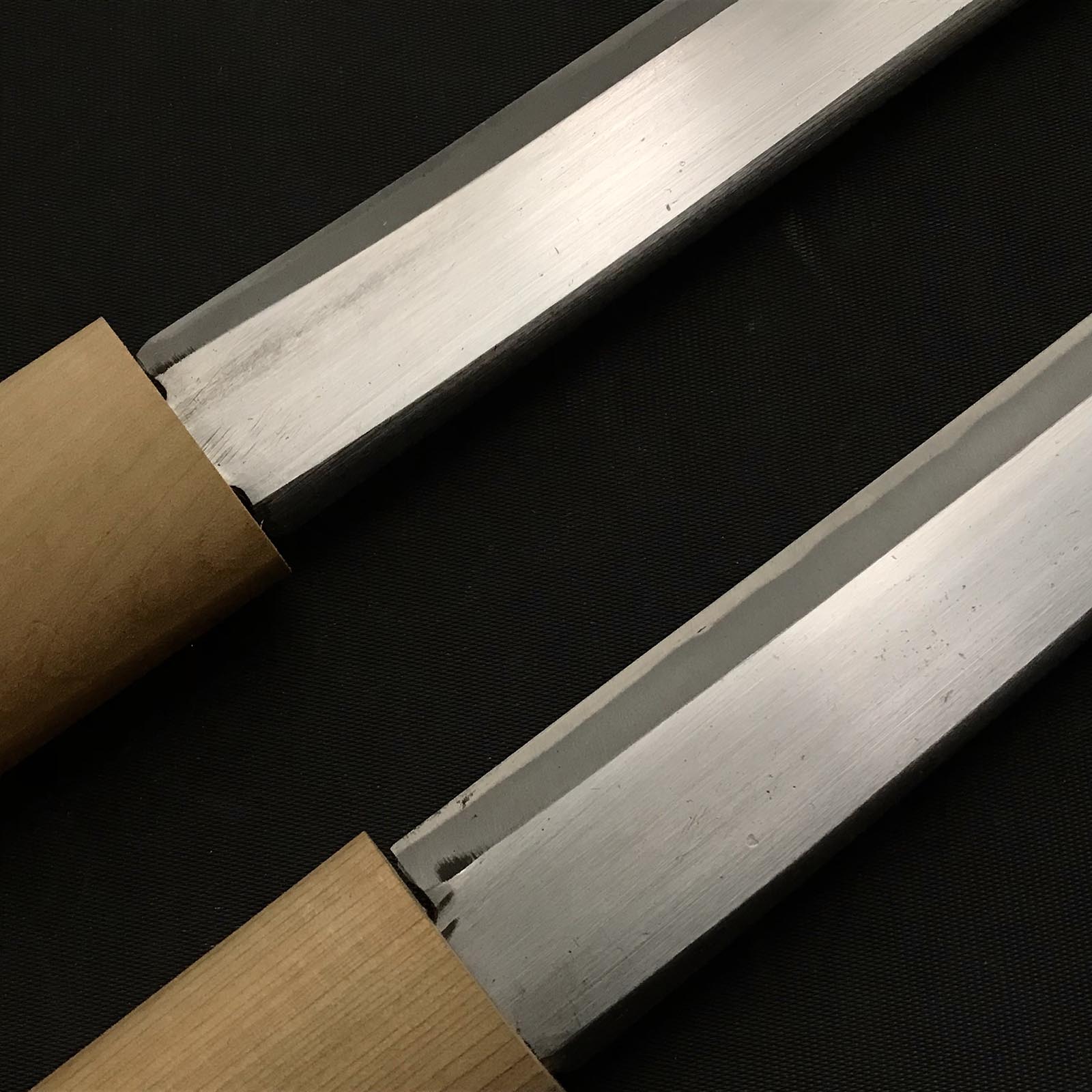 掘り出し物 義尚 手打 塗師屋小刀 左 210mm&180mm – YAMASUKE KurashigeTools