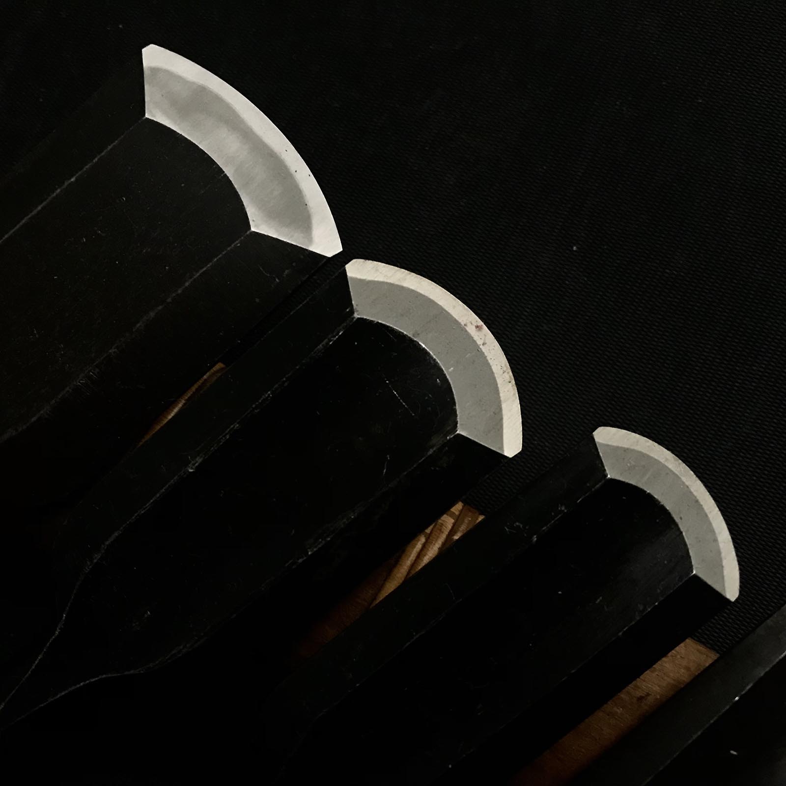 #7 旧蔵 外丸ノミセット 白鋼 掘り出し物 外丸組鑿 7本組 外丸ノミ