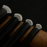 #7 Old stock Soto maru chisels set with white steel 掘出し物 外丸組鑿 7本組 Sotomarunomi