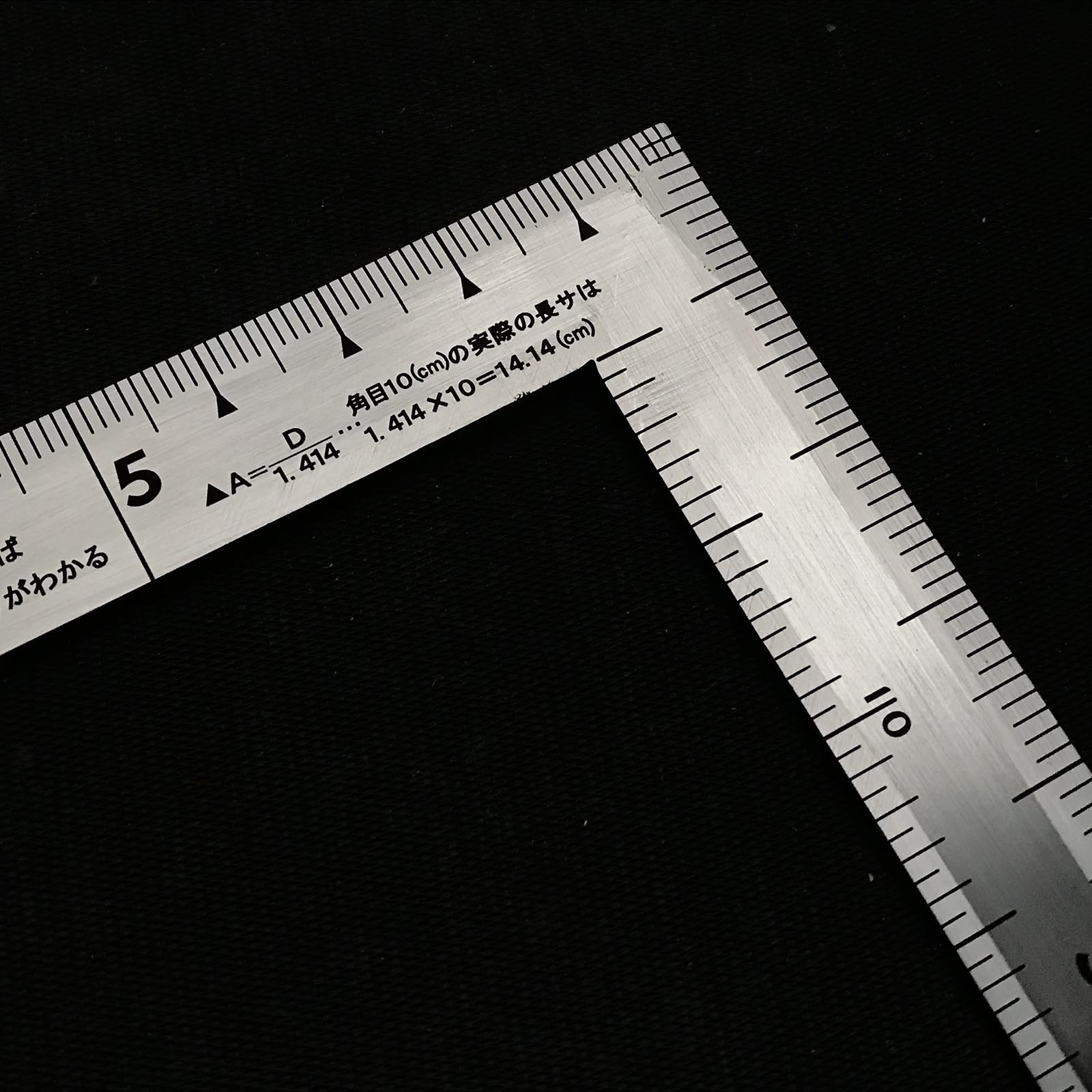 Shinwa 10373 Chohou Stainless Steel Carpenter Sashigane シンワ