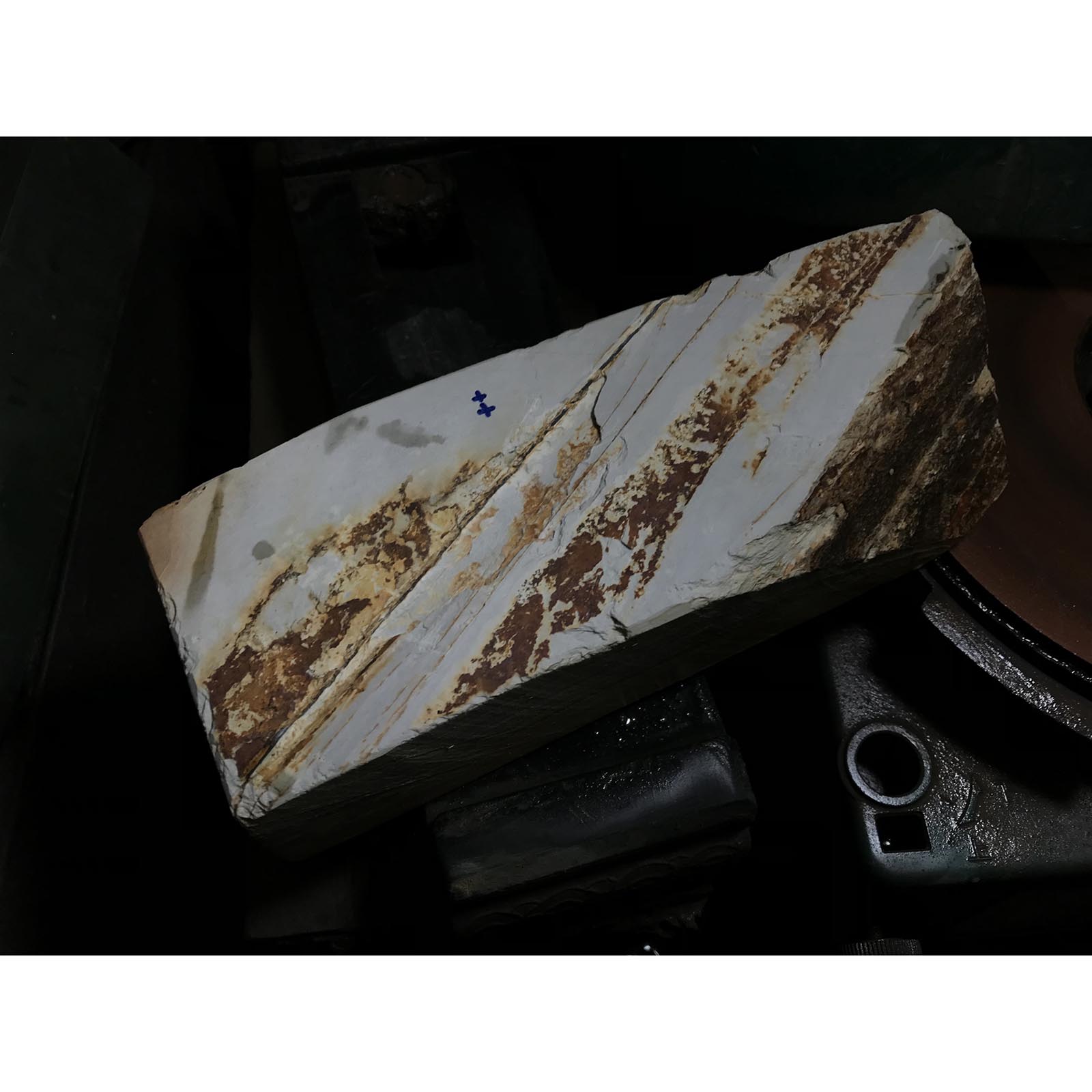 #O31 Okudo Suita Japanese Natural  finishing Stones Tools Hone 天然仕上げ砥石 奥殿 卵色巣板