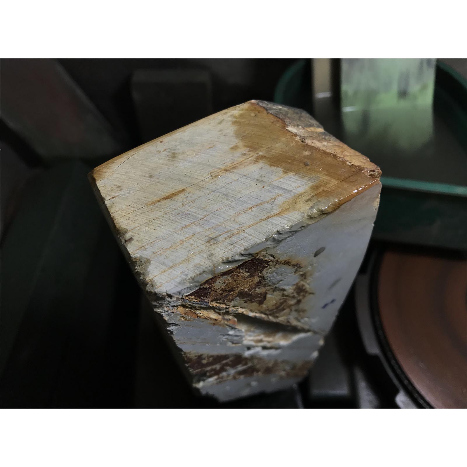 #O31 Okudo Suita Japanese Natural  finishing Stones Tools Hone 天然仕上げ砥石 奥殿 卵色巣板