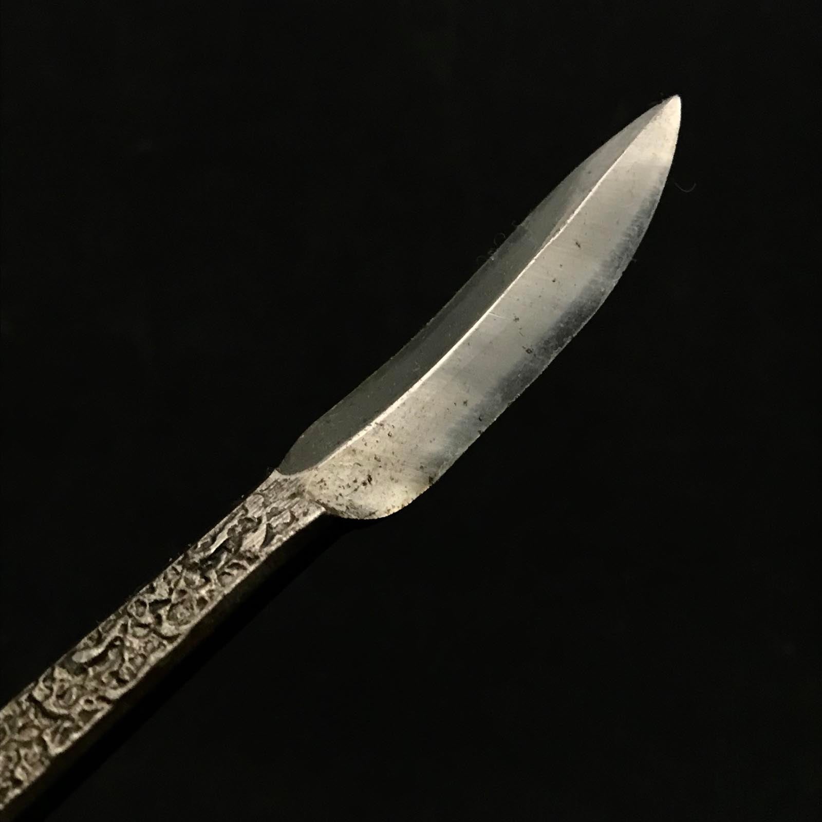 Old stock Carving chisels set with Blue steel  掘出し物 共柄彫刻刀セット 青紙鋼