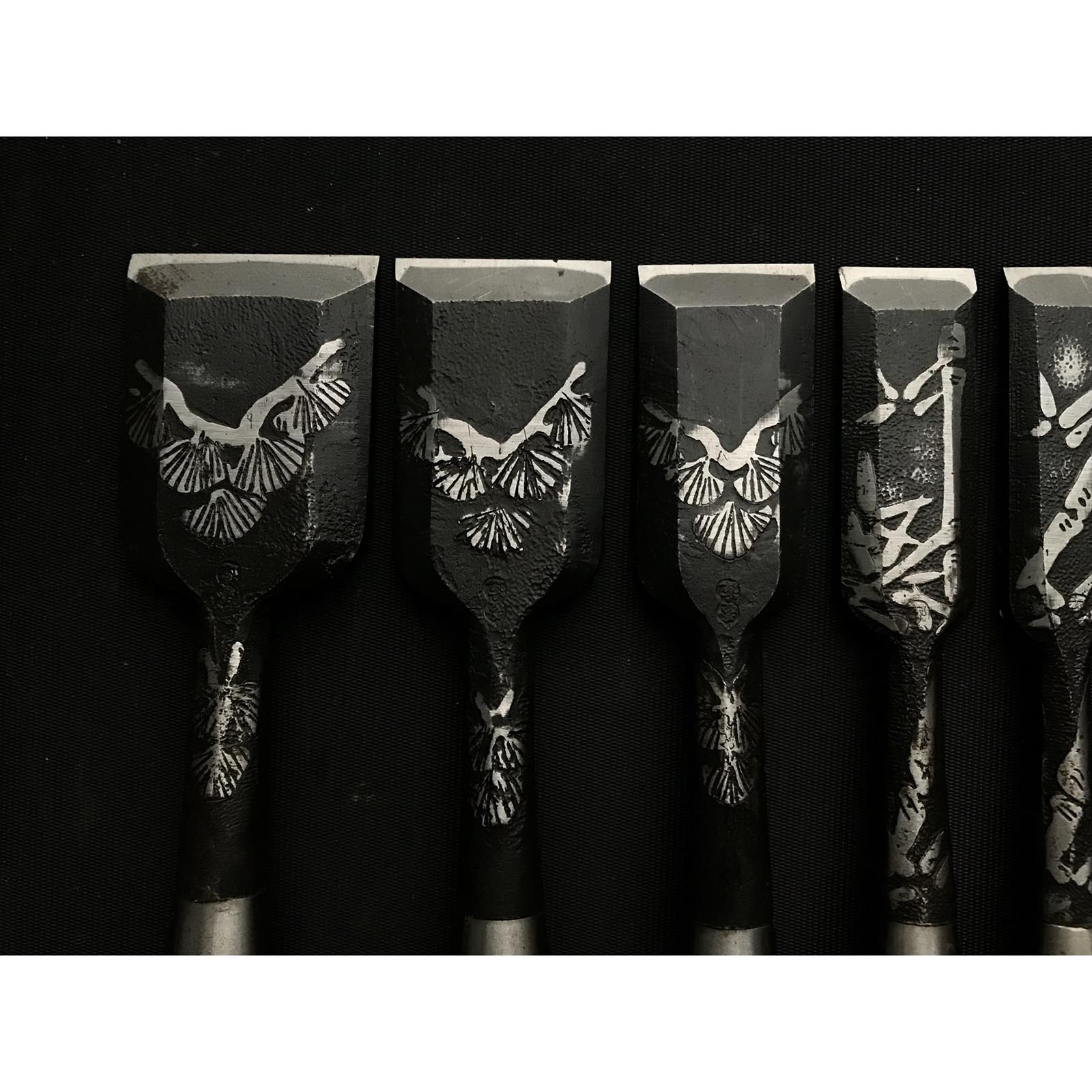 古株 藤近 伝統文様 卓上ノミセット（松、竹、梅） 掘り出し物 藤近