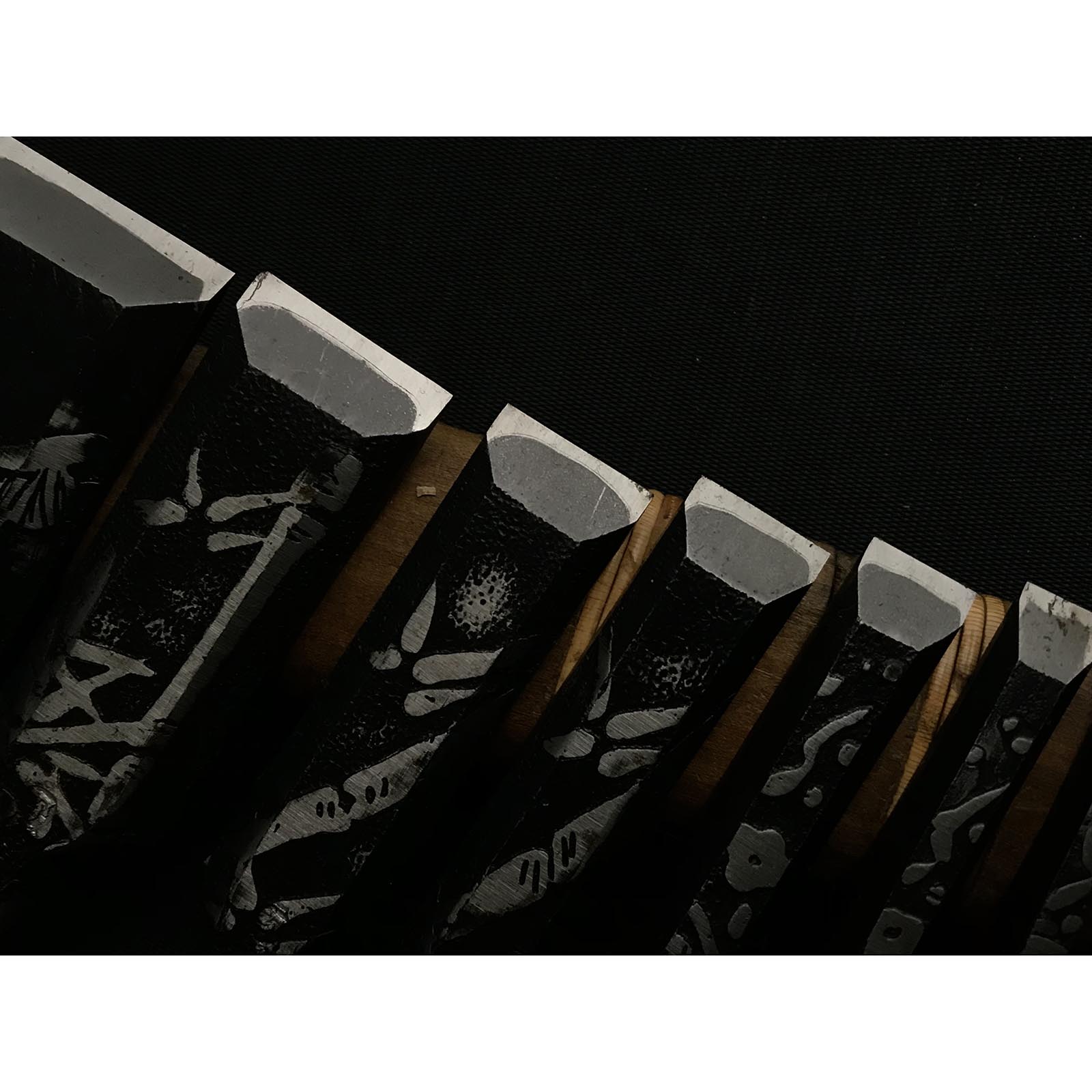 古株 藤近 伝統文様 卓上ノミセット（松、竹、梅） 掘り出し物 藤近