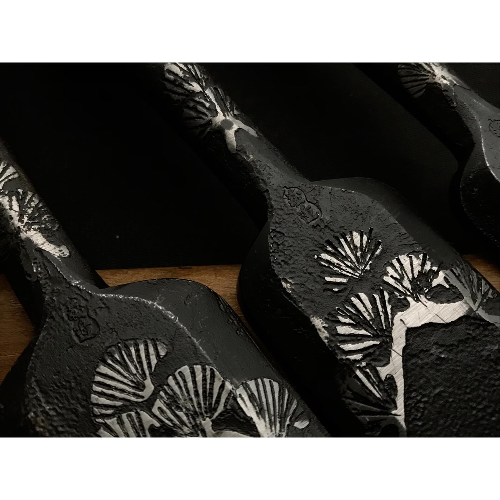 古株 藤近 伝統文様 卓上ノミセット（松、竹、梅） 掘り出し物 藤近