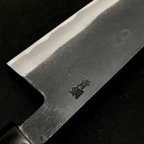Masamoto Sohonten Santoku Knife with Blue steel 正本総本店 青紙鋼 水牛柄 三徳包丁 165mm