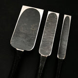 Ioroi Slick Chisels (Anayanomi) with white steel by Ioroi Hideo 五百蔵秀夫作 五百蔵 穴屋鑿