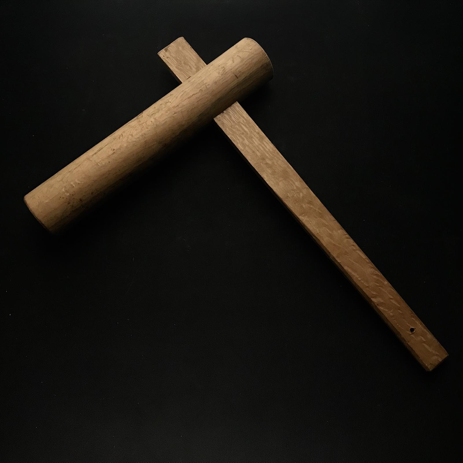 Japanese white oak Special Wooden Hammers rounded 仮枠木槌 木ハンマー φ 43mm ...