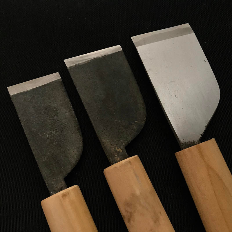 Old stock!! Kouetsu 侊悦 | Hand Made Leather Knife 革包丁 | 48mm 42mm 36mm