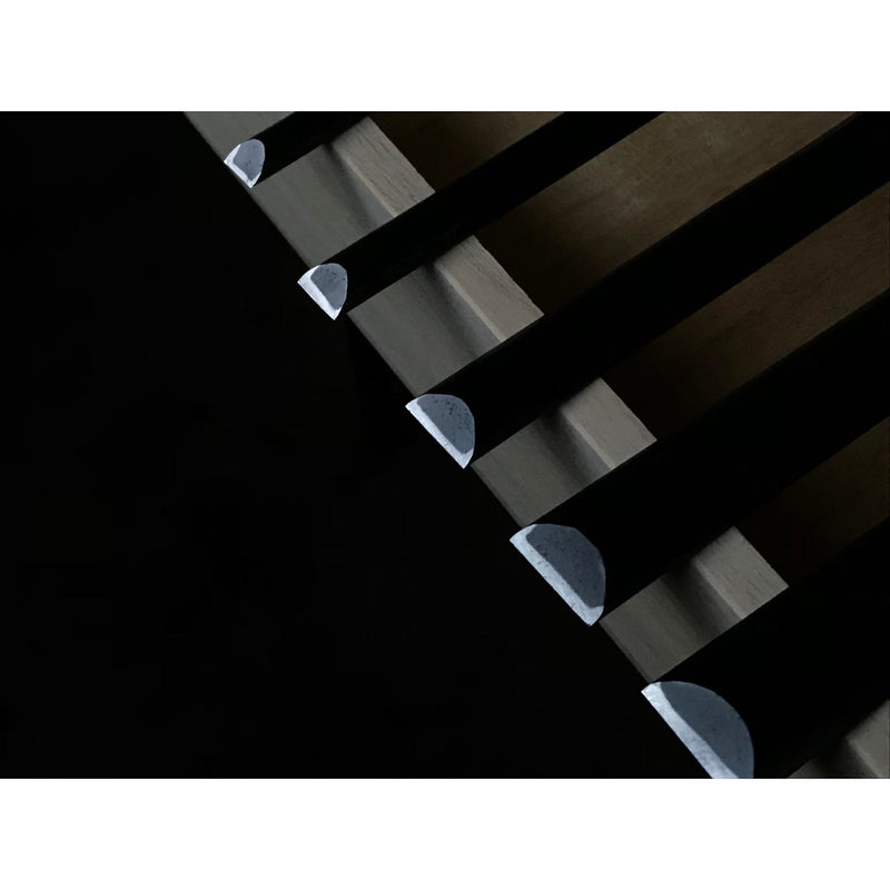 Fujihiro Koumaru Type Paring chisels set by Chuutarou Imai 今井忠太郎作 二治弘 甲丸薄組鑿 Usuinomi #2