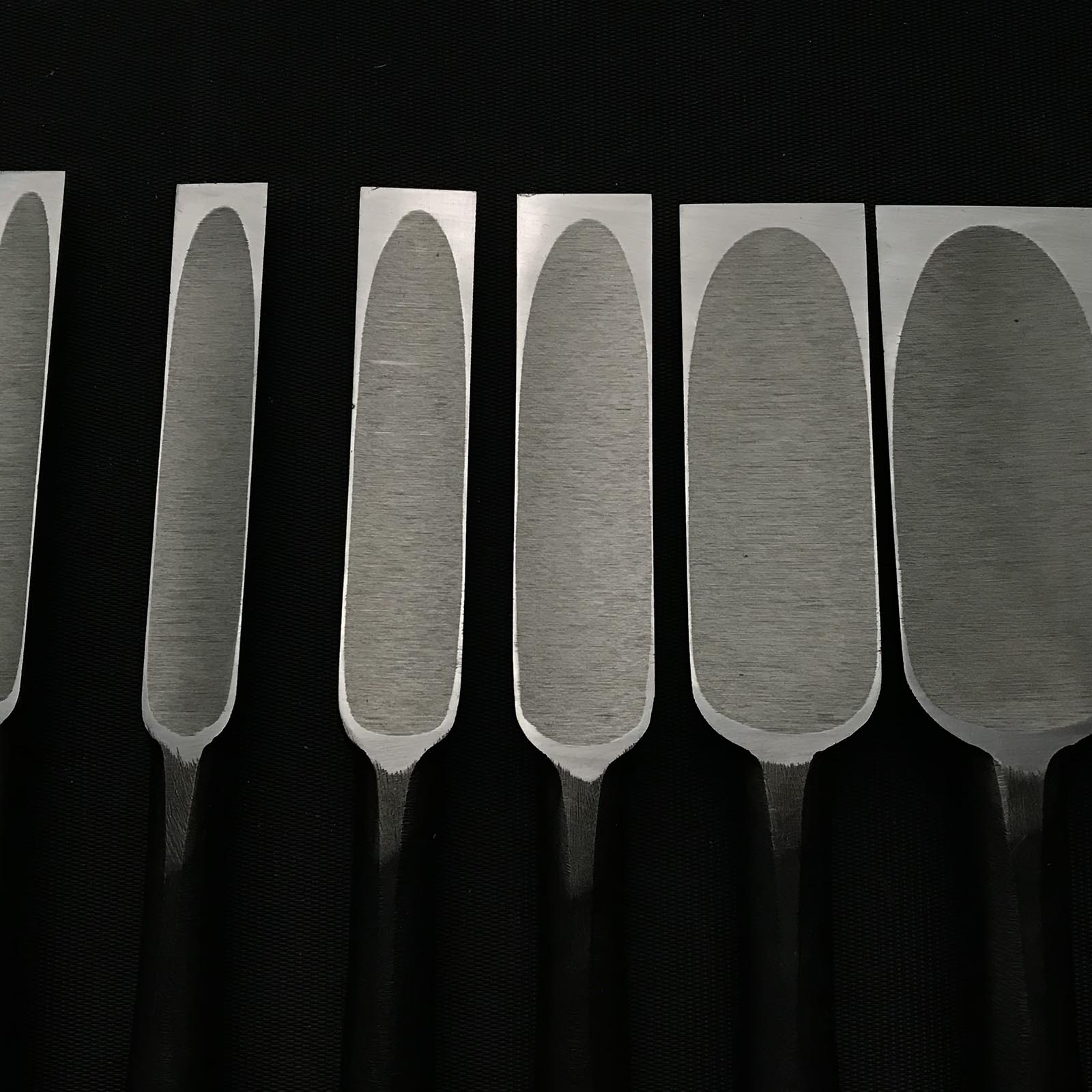 Tasai Shorter Medium Timber chisels set (Chutatakinomi) 田斎 田齋明夫氏 中叩き組鑿 10本組