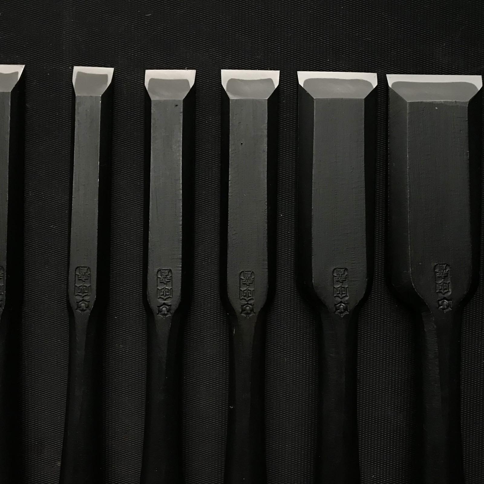 Tasai Shorter Medium Timber chisels set (Chutatakinomi) 田斎 田齋明夫氏 中叩き組鑿 10本組