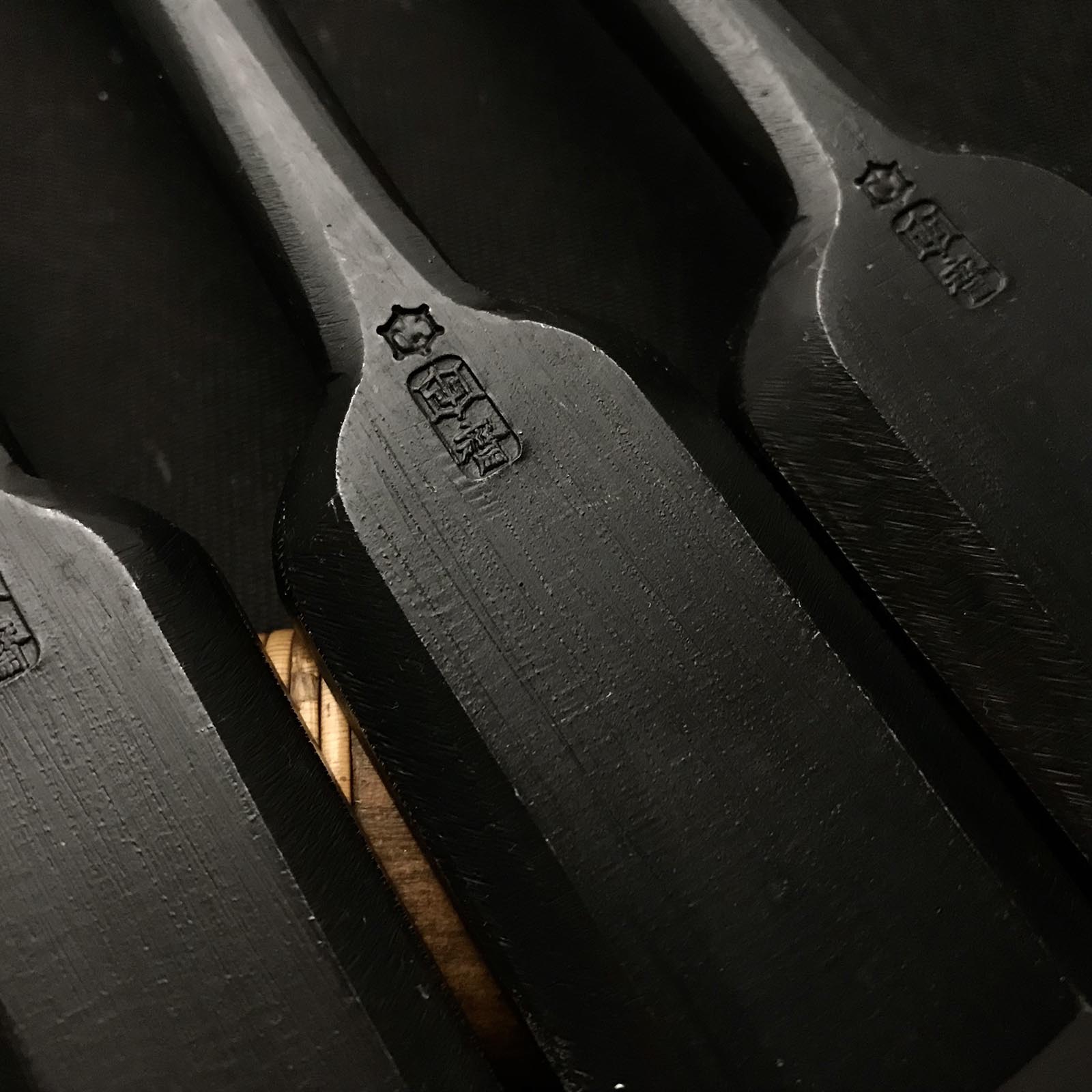 Tasai Shorter Medium Timber chisels set (Chutatakinomi) 田斎 田齋明夫氏 中叩き組鑿 10本組