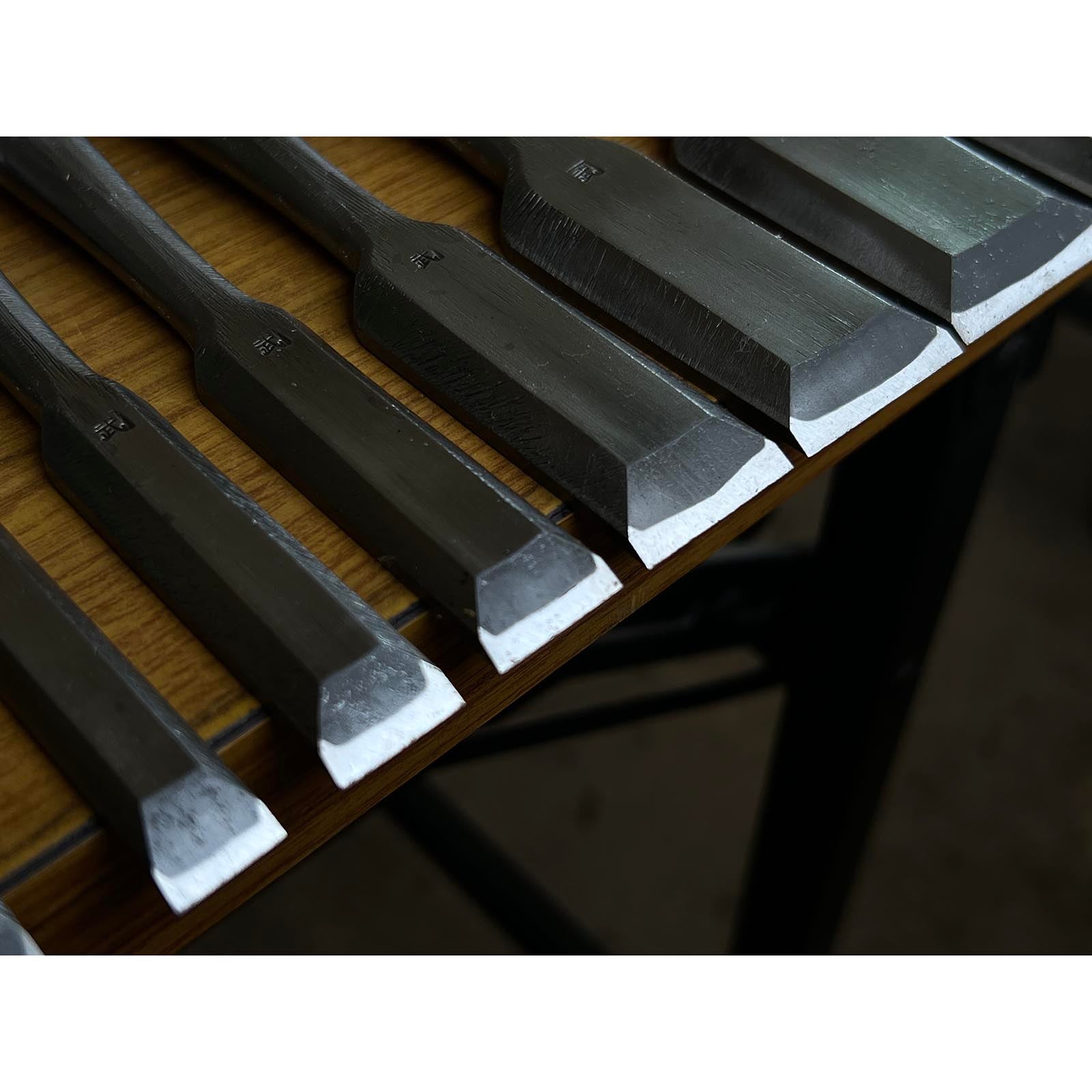 Kanetake File finish Bench chisels set by Takahashi Norikazu 高橋