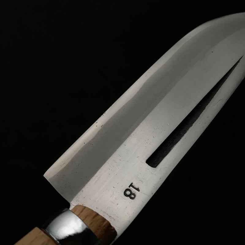Ken Nata Knife by Tosahamno with Blue steel 土佐刃物 忠親作 剣鉈 青紙鋼 鞘付 180mm