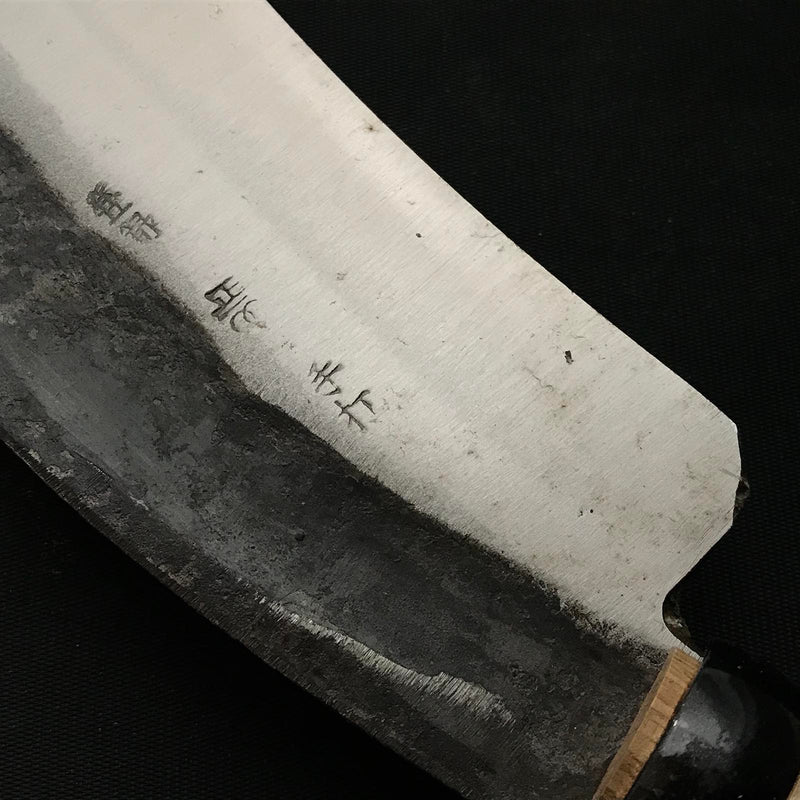 Masakanemarumaru 正カネマルマル作 | Hand-made Tobinata Knife  トビ鉈 | Single edged 片刃 | 180mm Left 左