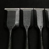Old stock Hidefusa #2 Bench chisels set for beginner  掘出し物 秀房 追入10本組鑿 Oirenomi