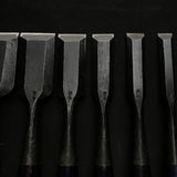 Old stock Hidefusa #2 Bench chisels set for beginner  掘出し物 秀房 追入10本組鑿 Oirenomi