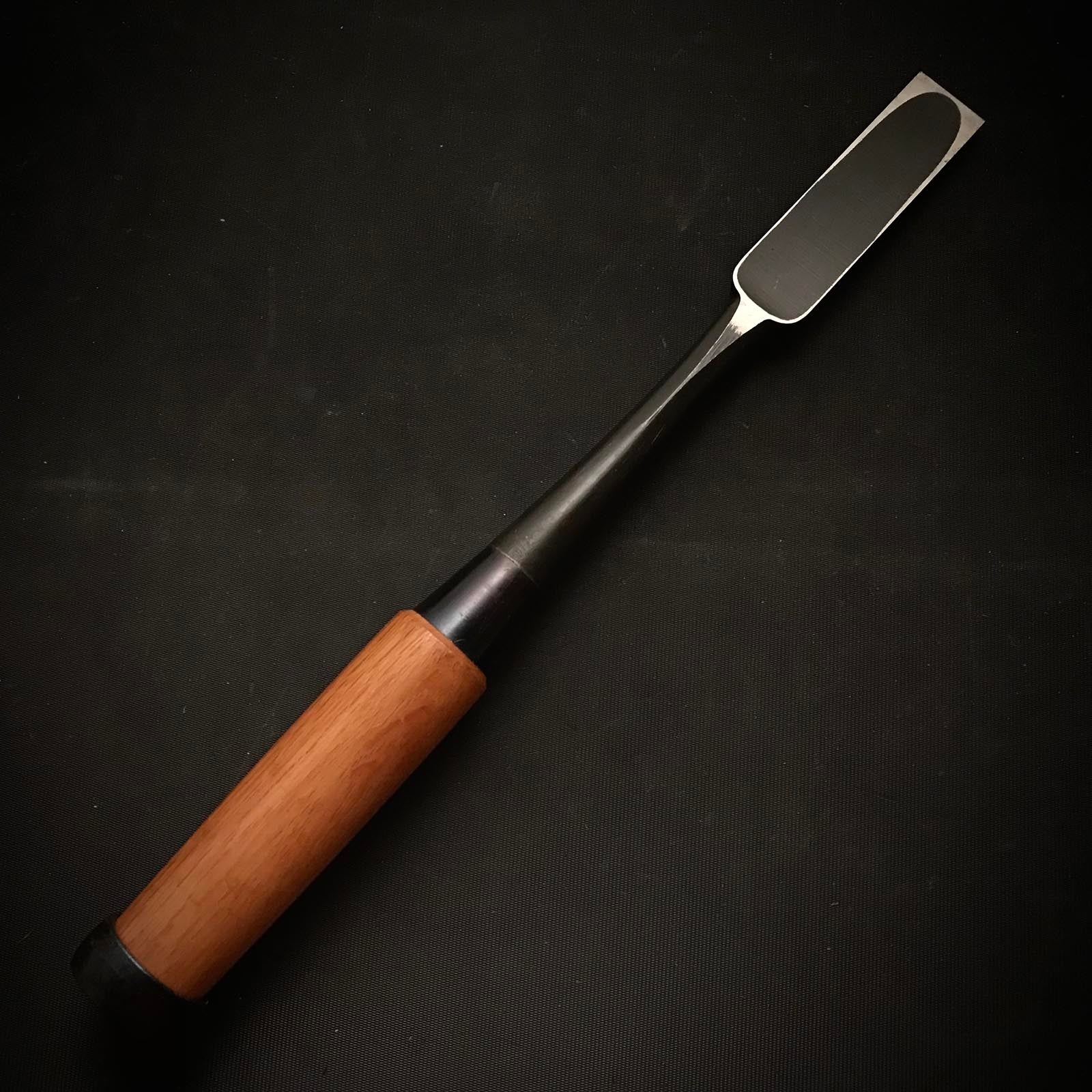 Old stock Hisajiro Slick Chisels (Anayanomi) with white steel 掘出し物 久次郎 穴屋鑿  24mm