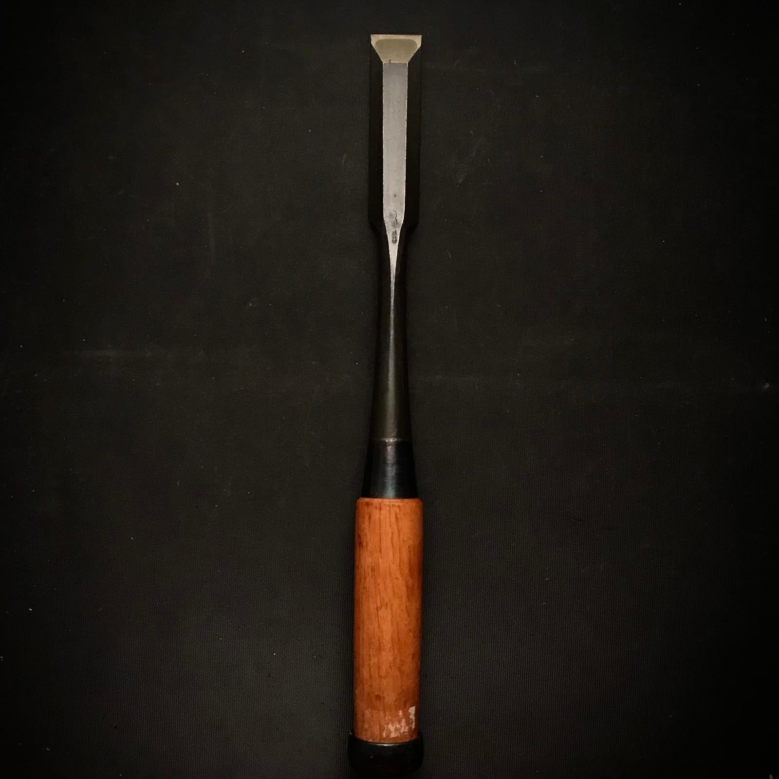 Old stock Hisajiro Slick Chisels (Anayanomi) with white steel 掘出し物 久次郎 穴屋鑿  24mm