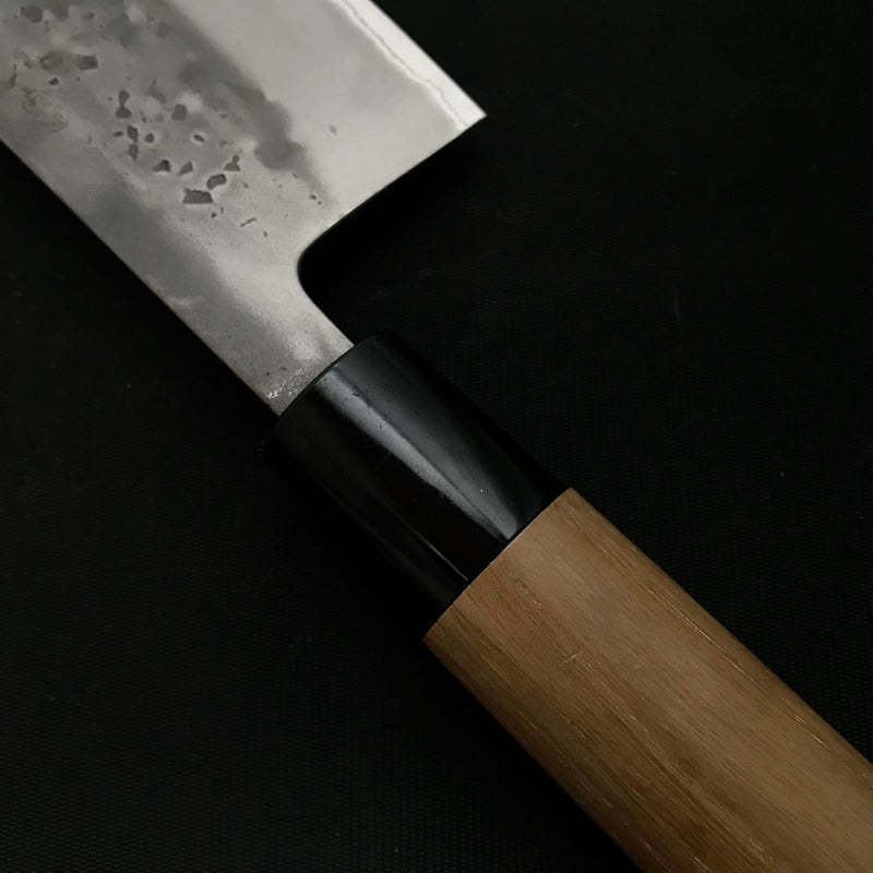Muneyoshi Nakiri Knife with blue steel 宗吉 菜切包丁 青紙付 165mm