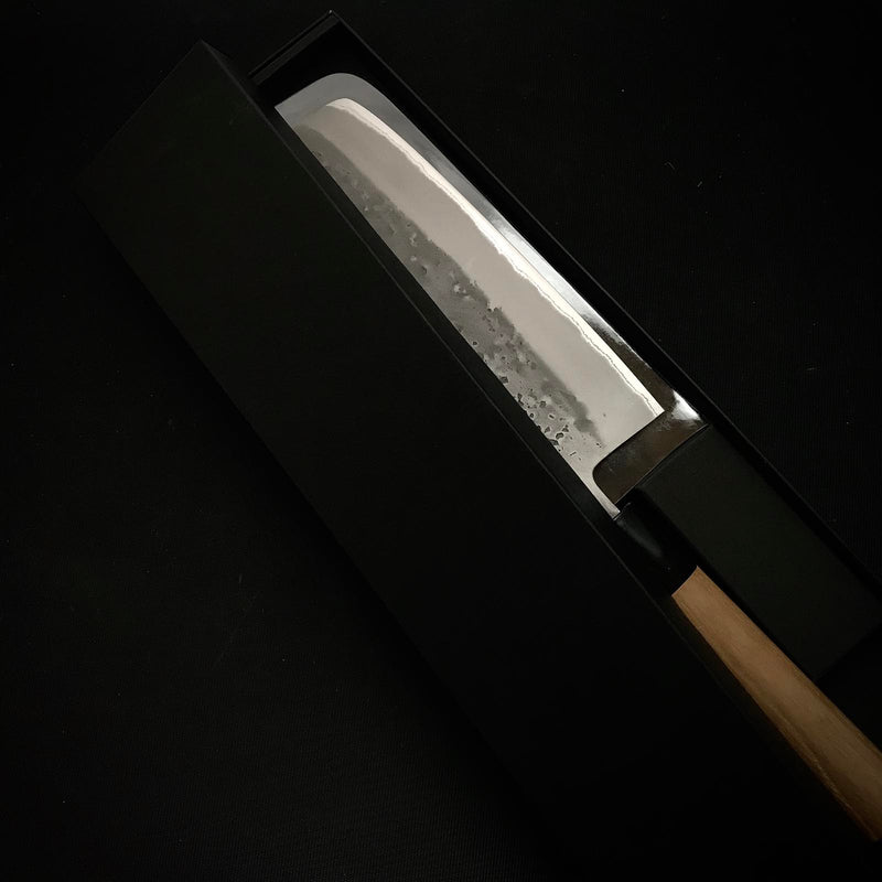 Muneyoshi Nakiri Knife with blue steel 宗吉 菜切包丁 青紙付 165mm – YAMASUKE  KurashigeTools