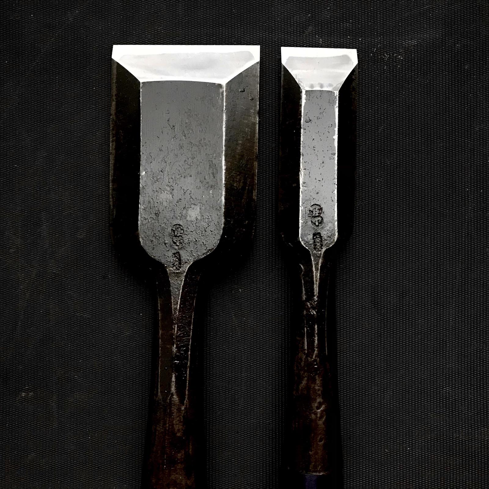 Used Yamahiro #1 Timber chisels by Okayama Takeshi 中古 岡山猛作 山弘 叩鑿 Tatakinomi