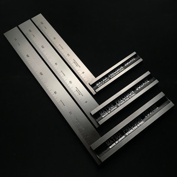 Matsui Precision Stainless Steel Square Large Size 松井精密工業 目盛付スコヤ 200,250,300mm